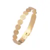 Wholesale 304 Stainless Steel Round Virgin Mary Plating Bangle