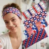 Wholesale American Flag Sport Hair Band Headband In Polyester, Perfect For Independence Day Celebrations