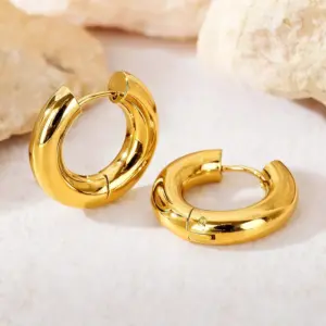 5.0 Ear Buckle Style Gold 12MM