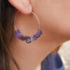 oly-a90f88ce0e9a8d78590b0cb8c13b6862 Wholesale jewelry irregular gravel crystal earrings female personality Joker big circle earrings silver earrings