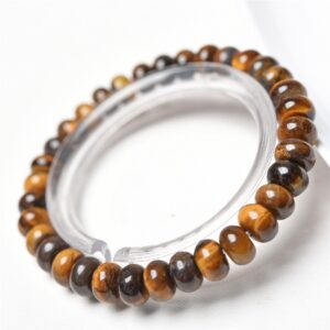Tiger eye abacus bead bracelet (about 6mm)