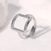 Wholesale PVD Coated Real Gold Plated 18K Gold Square 304 Stainless Steel Modern Style Simple Style Waterproof Non Tarnish Open Rings