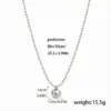 Wholesale 18K Gold Plated 304 Stainless Steel Vacuum Electroplating (In Furnace) Ball Handmade Good Luck Solid Round Bead Pendant Necklace For Women