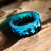 Wholesale resin ring Blue Magic Magic Forest small fresh diy handmade resin ring