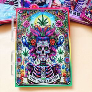 A754-tarot notebook-leaves (with inner pages and buckles)