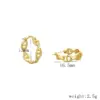 Wholesale 1 Pair Elegant Glam Lady Pig Nose Copper Earrings