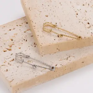 Wholesale Unisex 304 Stainless Steel DIY Fashion Accessory In Commute Style With Electroplated Finish