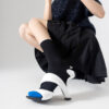 Wholesale Light luxury color matching casual mid-calf socks men and women modern retro pile socks girl Valentine's Day cotton socks