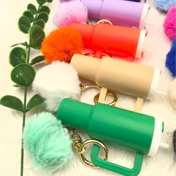 oly-a9e80352839c608313982c7e88e32ab5 Wholesale Mini Stanley Stanley Keychain Hair Ball Flower Exclusive Charm Excellent Accessories