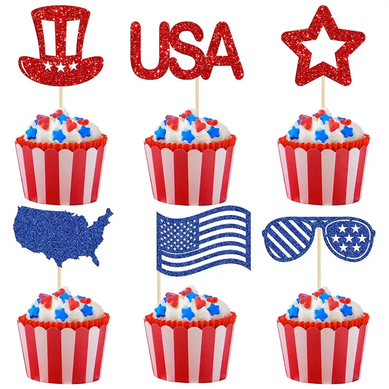 Wholesale Independence Day Party Cake Decorating Supplies In Paper For Festive Celebration