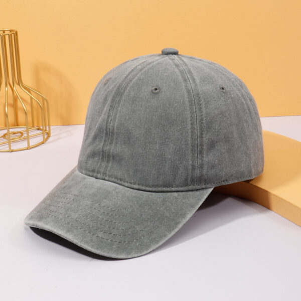 oly-aa1d7e58155e9c2ab2db50dcc51dd0f1 Wholesale Vintage-Style Washed Soft-Top Baseball Cap with Sun Protection, Simple Design, Available with Customization