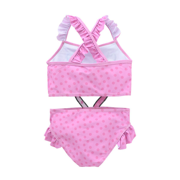 Wholesale Factory Children's Swimwear One-piece Girls Cartoon Swimwear Girls Big Kids Quick-drying Triangle Spring Swimwear