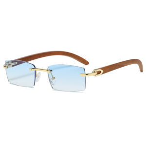 Gold frame shallow blue c5