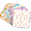 Wholesale 12 sheets/pack of Easter egg rabbit decoration hand account personalized DIY background material paper