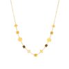 Wholesale Titanium steel 18k real gold electroplated bracelet, colorfast four-leaf clover necklace