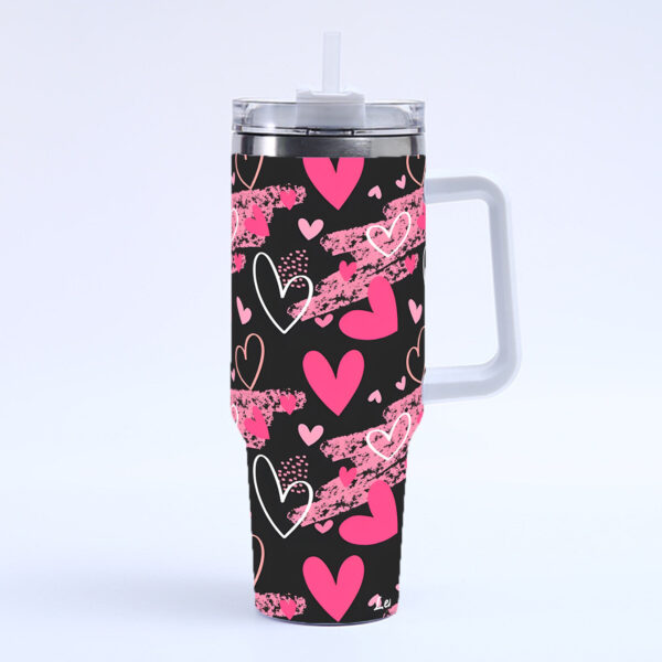 oly-aa7648e12e3c97d5b316b2f1bb8355d2 Wholesale car cup love valentine's day ice bully cup gift tumbler 40oz large capacity ladies thermos cup
