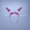 oly-aa89497653bce61048353e8c5442a68d Wholesale red love hairband hair accessories three-dimensional love headband headdress Valentine's Day hairband