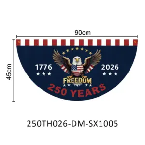 45*90CM Fan-shaped Flag / 250TH026-DM-SX1005