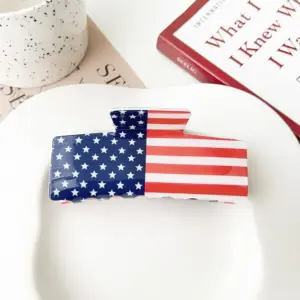 American Flag Gripper-10.5cm Square / Arylic