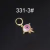 oly-ab12a986594cc5533c3105c0728f310e Wholesale Ear Cartilage Rings & Studs Ethnic Style Eye Copper Plating Artificial Gemstones