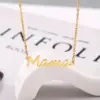 Wholesale Mama Letter Titanium Steel Plating Bracelets
