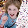 Wholesale Simple Style Acrylic Star Nail Patches For Independence Day, Nail Decals For Festive Nail Art