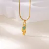 Wholesale 18K Gold Plated 304 Stainless Steel Vacuum Electroplating (In Furnace) Artificial Pearl Zircon Sun Palm Starfish Dolphin Whale Ocean Style Cable Chain/Cross Chain/O Chain Pendant Necklace For Women