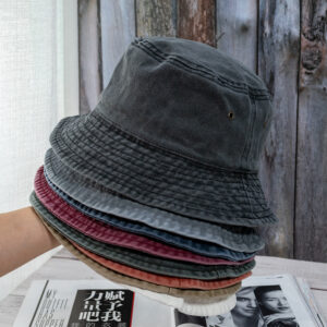 Wholesale Fisherman Hat Men's European and American Ins Washed Light Plate Basin Hat Women's All-Season Outdoor Travel Sun Protection Hat