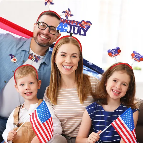 Wholesale Independence Day Plastic Headband, Festive Accessory For Party And Celebration