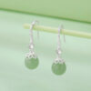 Wholesale  Hetian Jade  Women Valentine's Day Gift Earrings