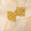 oly-ab8ba5607f3642939436e559c785b5ce Wholesale 201 Stainless Steel 304 Stainless Steel Heart Shape Flower Electroplating Stone-Free Imitation Gold Vintage Style Classic Style Heart Flowers Drop Earrings Ear Studs