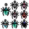 Wholesale 1 Piece Lip Rings Hip-Hop Hawaiian Tropical Heart Shape Spider 304 Stainless Steel Polishing Inlay Zircon 18K Gold Plated Lip Rings Ear Cartilage Rings & Studs Nose Rings & Studs