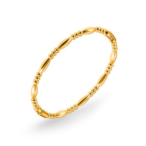 Water drop golden egg shaped bracelet
