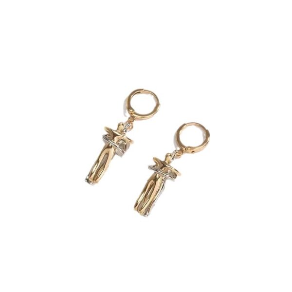 Wholesale Little People Pendant Valentine's Day Gift Creative Love Earrings Hug Kiss Ear Buckle