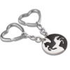 oly-abd6bad3e1eab4bc072832abc5fe31d5 Wholesale Heart-Shaped Keychain Men's Stainless Steel Niche Keychain Accessories Ring Car Key Chain Pendant Jewelry