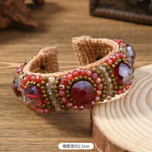 Braided natural stone bracelet (style 8)