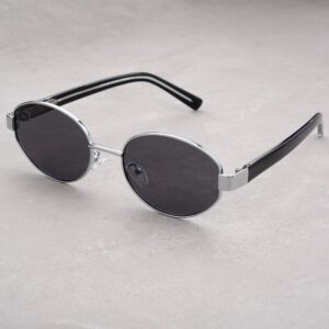 Silver frame gray piece