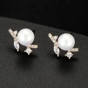 14K Gold H-4213 Pearl