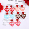 Wholesale Valentine's Day small fresh sweet creative love acrylic earrings women's jewelry