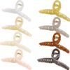 oly-ac45bdc75ab679d4a38a255f86733390 Wholesale Jelly Hair Catcher with Large Hair Volume and Cross-Over Shark Clip, Simple, Fashionable and High-End Hair Claw on the Back of the Head