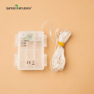 50T warm white battery box leather light (for 90cm Christmas tree)