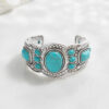 oly-ac7b9ba38910152690a7f67cfe7bb4c8 Wholesale Turquoise bracelet, ethnic style jewelry, bohemian natural stone jewelry, exaggerated accessory.