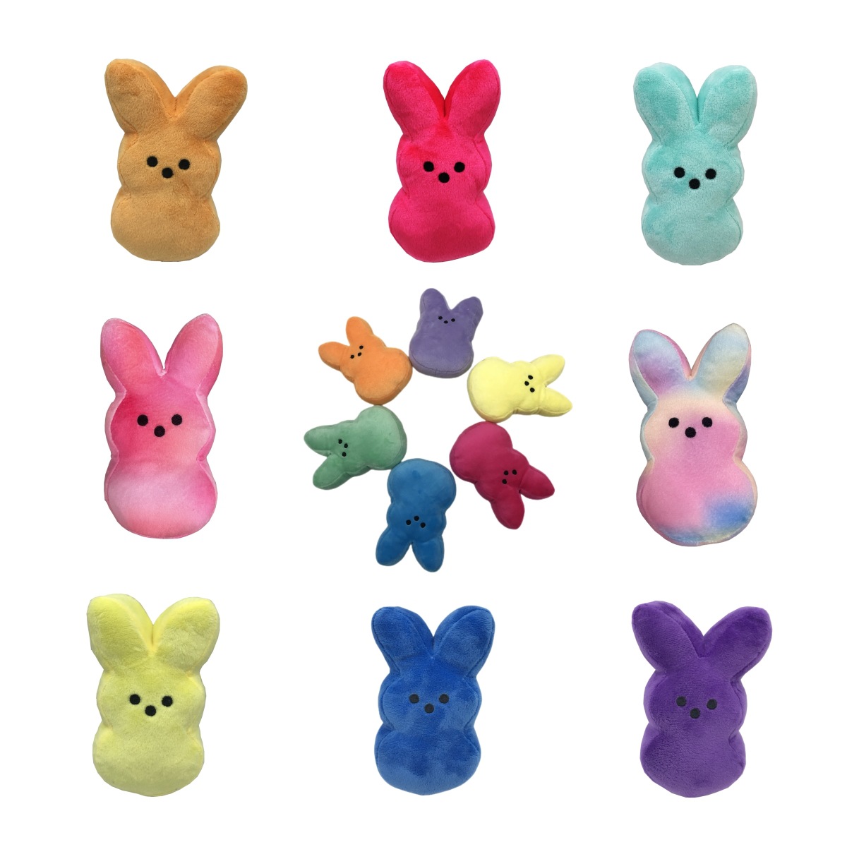 Wholesale Cross-border Factory Wholesale Cross-border New 15cm Easter Bunny Peeps Plush Toy Birthday Gift