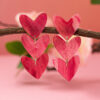 oly-aca697435cfb4feb0adb396dfe593562 Wholesale Explosions Jewelry E-commerce Supply 1 Pair of Acrylic Love Earrings for Valentine's Day