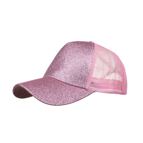 oly-acb3fd865af75955e985d27f3997ea64 Wholesale Spring and summer multi-color bright pink ponytail baseball cap ponytail net cap B723
