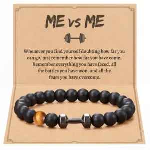 Matte Dumbbell Black with Card 01