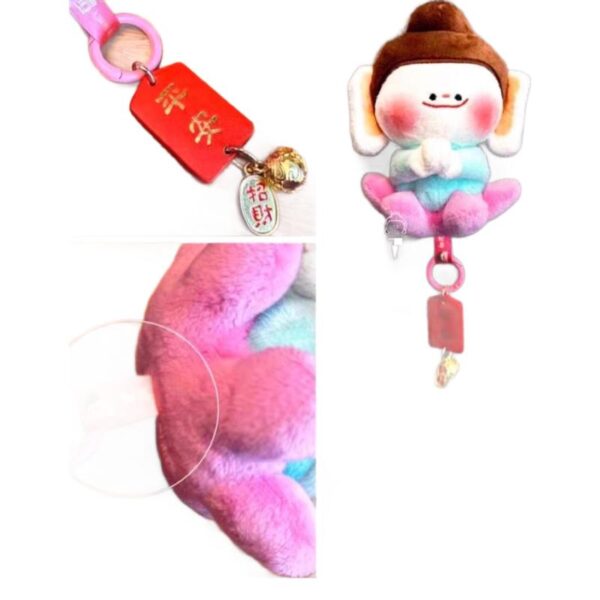 oly-acc74131e2a9574d9214f5455ba74db7 Wholesale Yungang Grottoes Buddha Little Companion Lotus Little Buddha Wen Chuang Souvenir Keychain Doll Plush Pendant Doll Cute