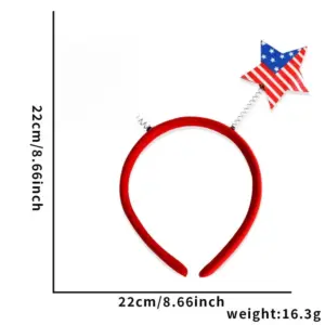 American Flag Five-Pointed Star / Party Headband