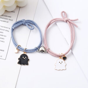 New ghost bracelet "blue rope + powder rope]