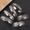 oly-ad280b93dbf8c0e4021c2e034af6fe4b Wholesale Handmade Miao silver distressed bracelet female ethnic style retro court carved ancient silver bracelet personality exotic bracelet